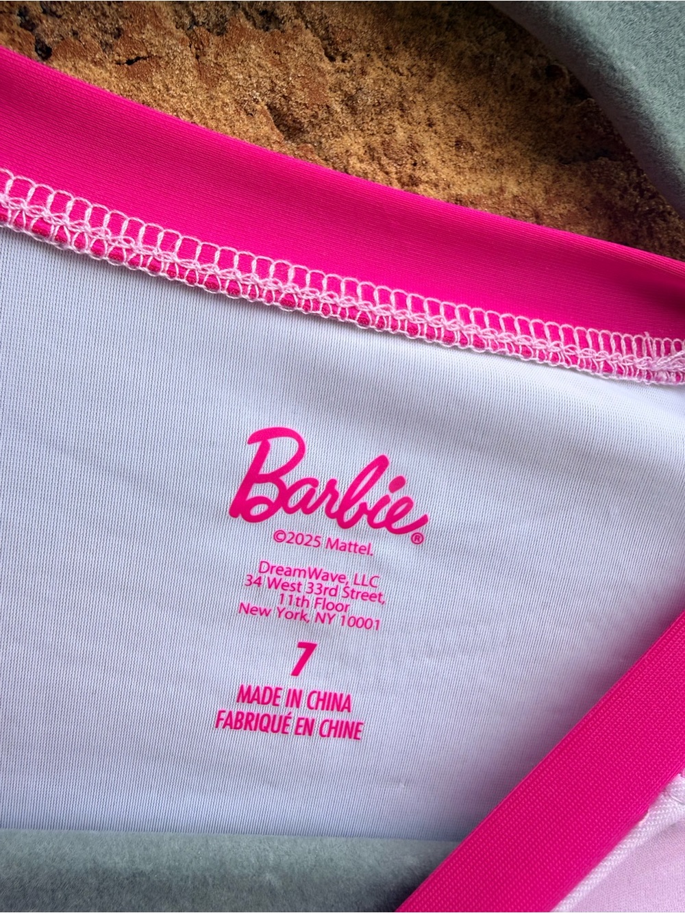 Barbie 2-Piece Rashguard Swimsuit Set - Picture 5 of 5